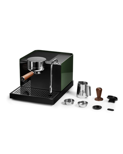 Fellow Espresso Series 1 Espresso Machine with accessories, designed for precision espresso brewing at home.
