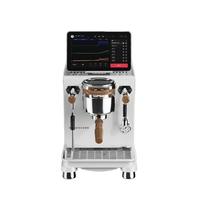 Wendougee DATA S White coffee machine with a tablet